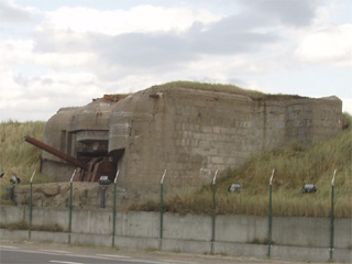 An R671 bunker from the road