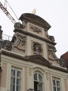 The gable of the House of the Tied Boatmen