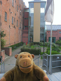 Mr Monkey outside MIAT