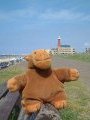 On a bench in Scheveningen