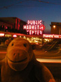 Pike Street Market at night
