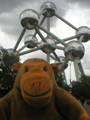 Arriving at the Atomium