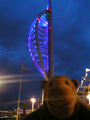 Portsmouth harbour at night