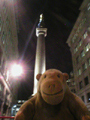 The Monument at night