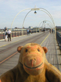 Walking back along the pier 1