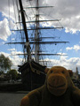 Approaching the Cutty Sark