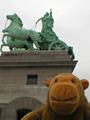 Quadriga on the roof