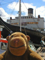 Boarding the icebreaker