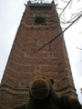 Looking up at the tower