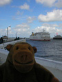 Watching a ferry