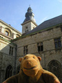 Cloisters and church