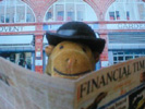 Monkey in a bowler hat