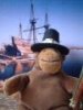 Pilgrim Monkey with the Mayflower